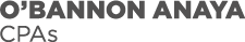 Obannon Anaya CPA's logo